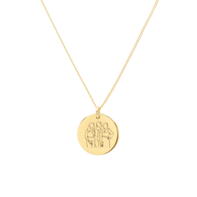 Photo Line Coin Kette