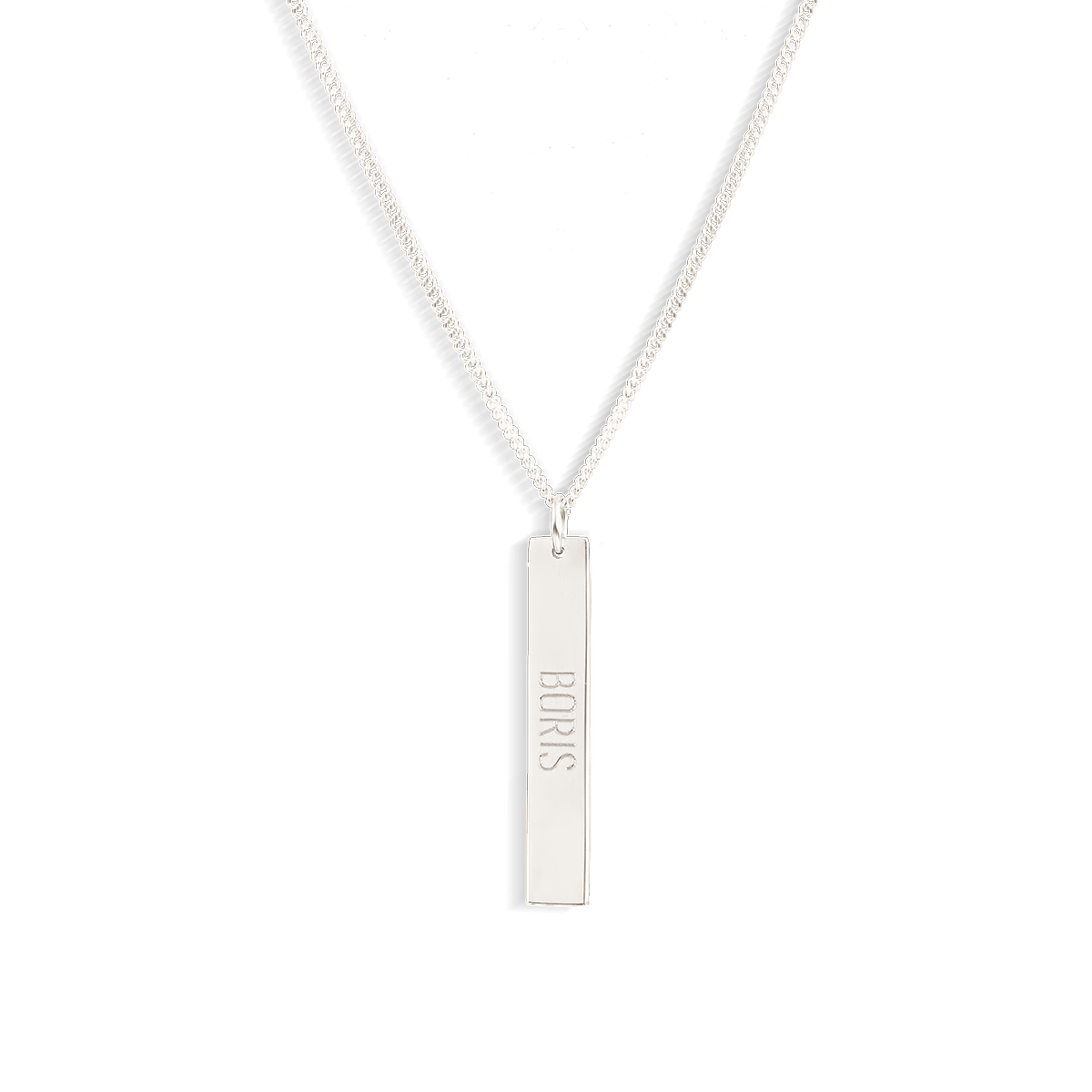 Men Bar Signature Ketting