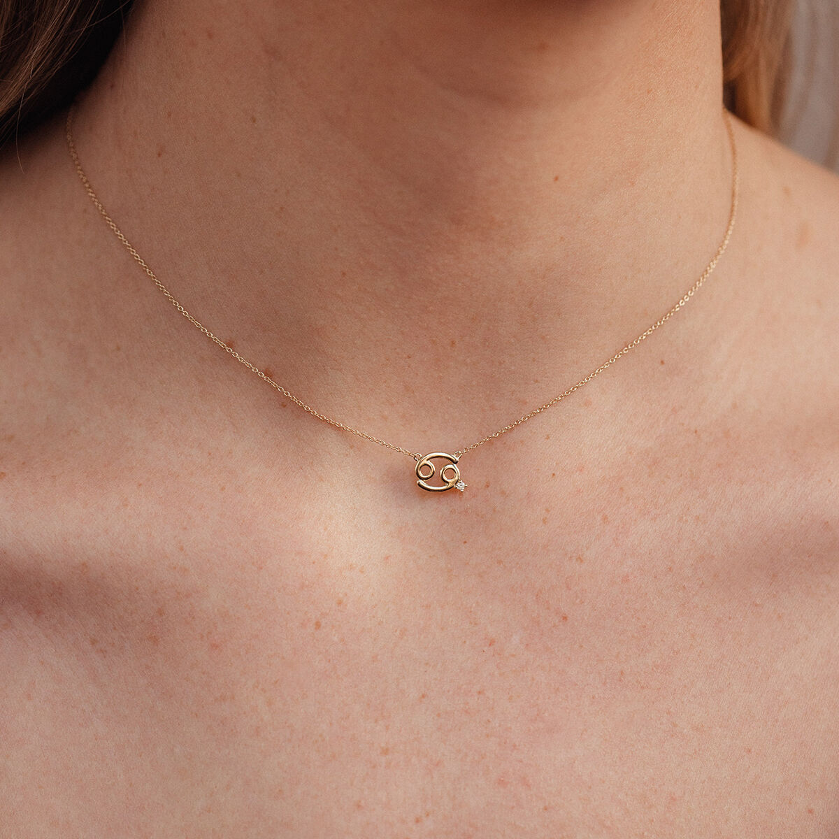 Zara Zodiac Diamond Necklace