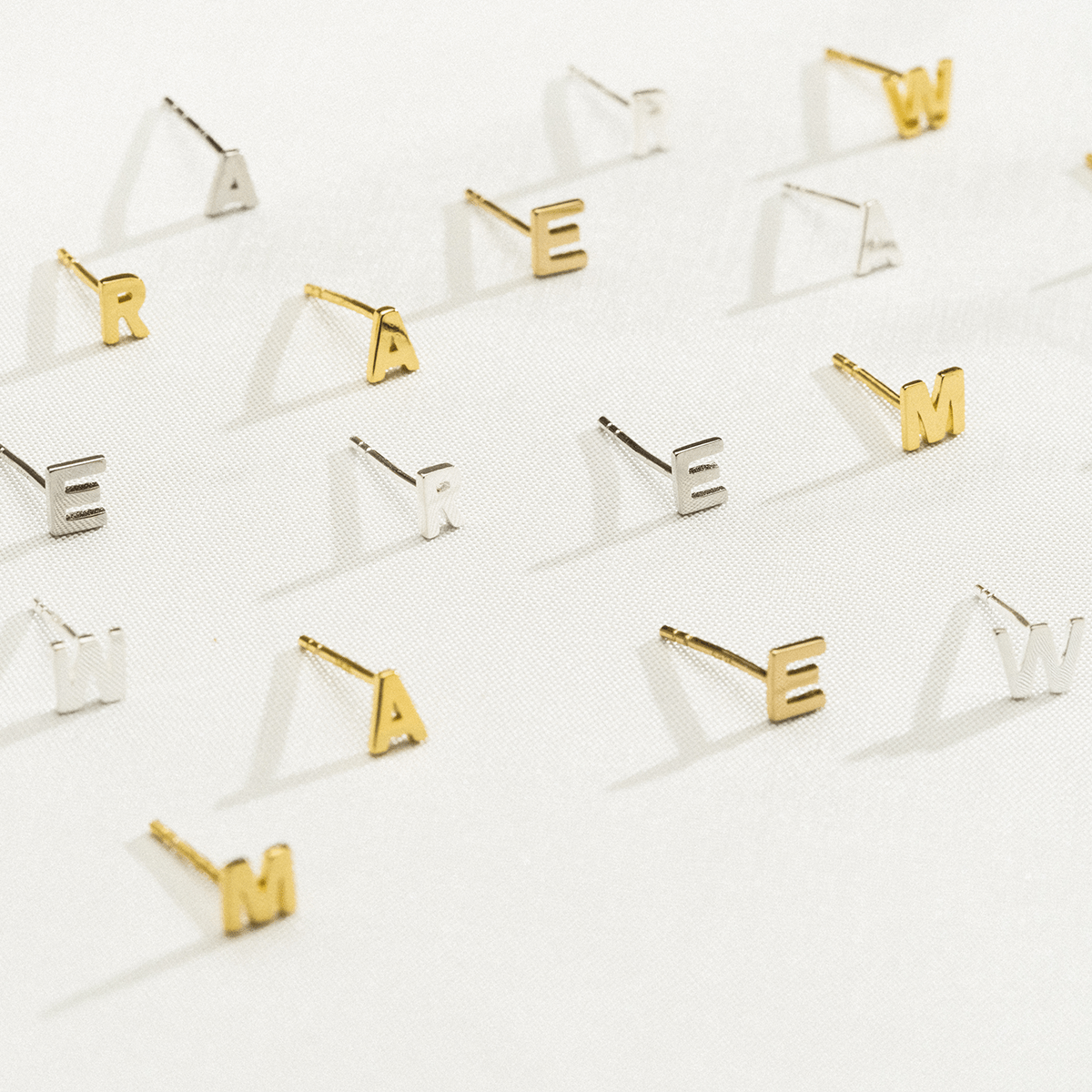 Lola Letter Studs