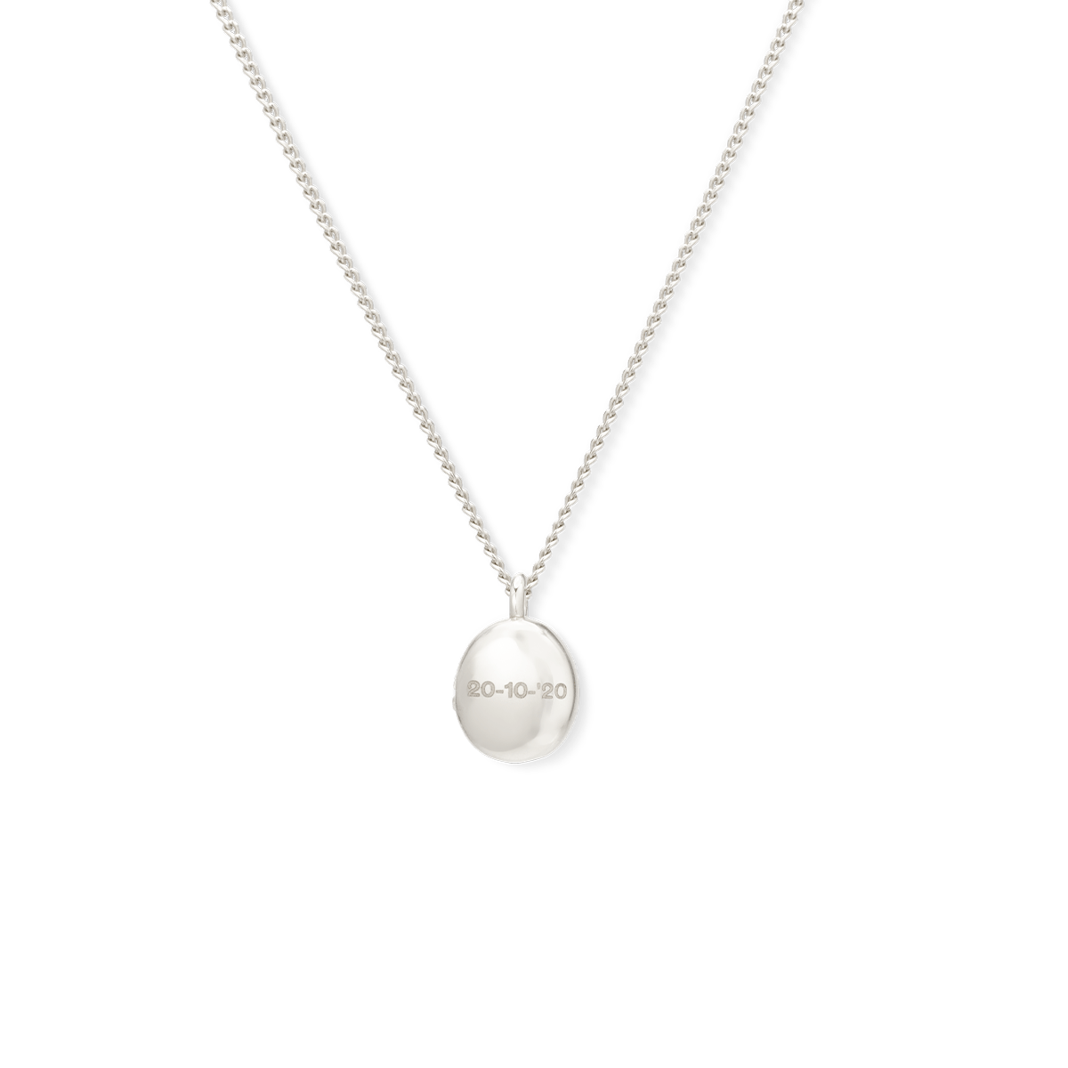 Ash Oval Necklace