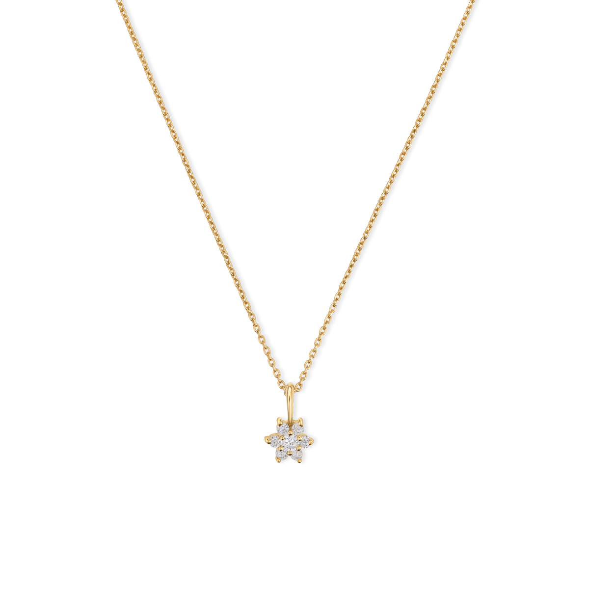 Flora Flower Birthstone Necklace