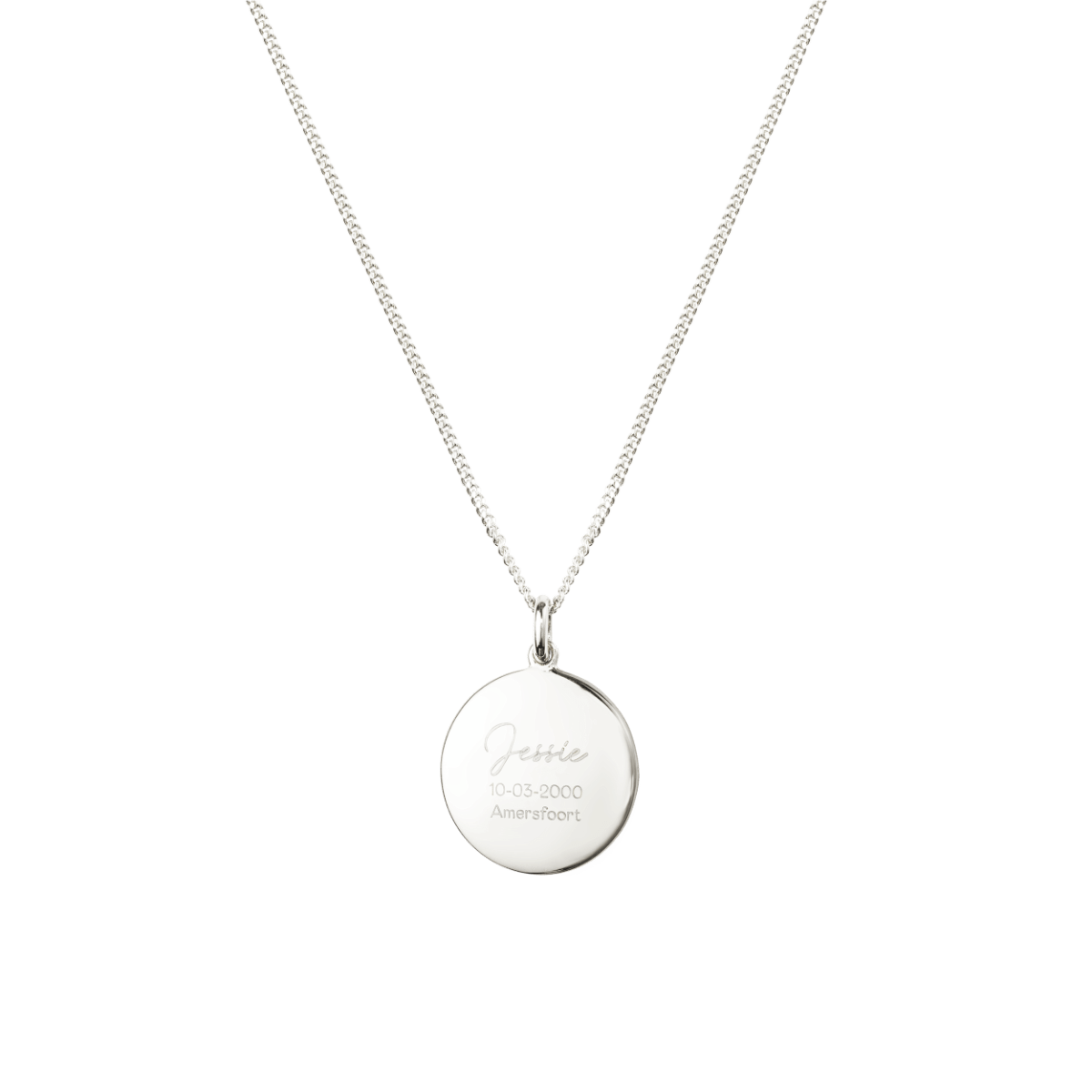 Moon Phase Coin Ketting