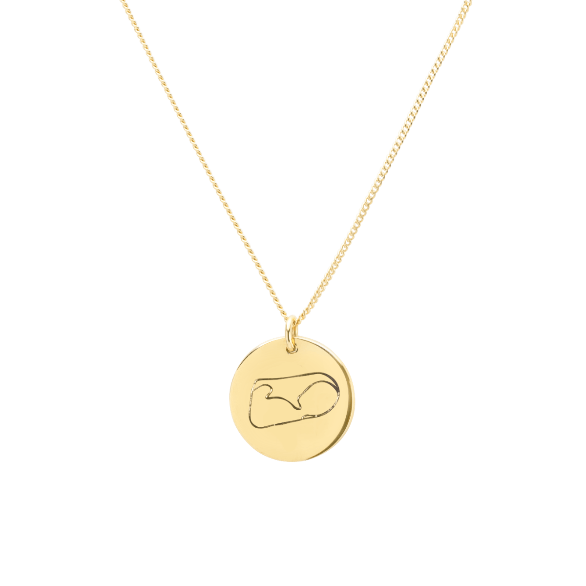 Ultrasound Line Coin Ketting