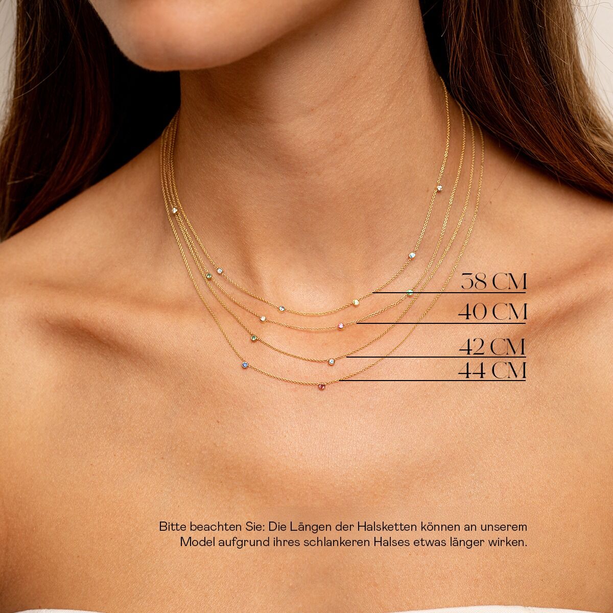 Geburtsstein Kette