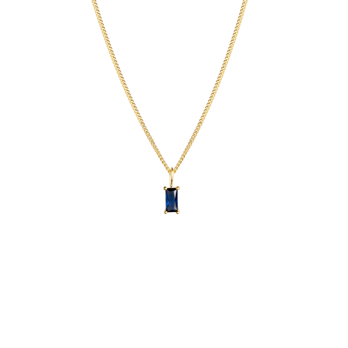 Birthstone Baguette Ketting