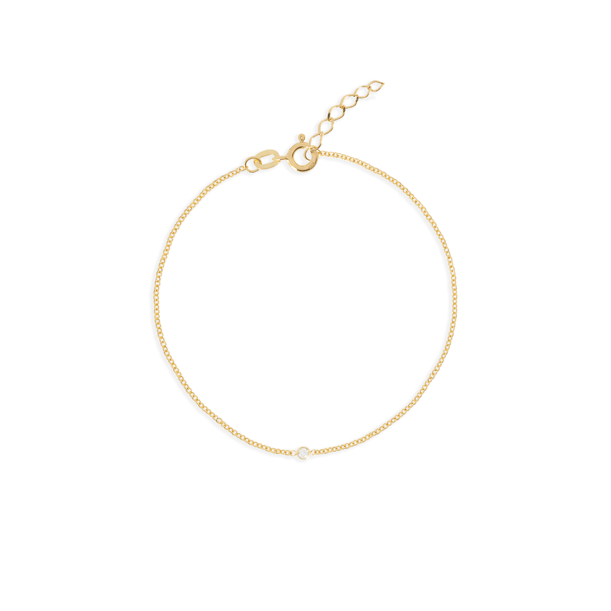 birthstone bracelet gold