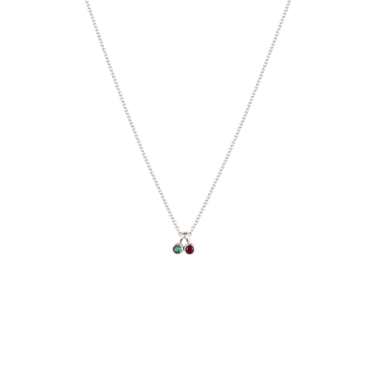 Birthstone Cluster Necklace