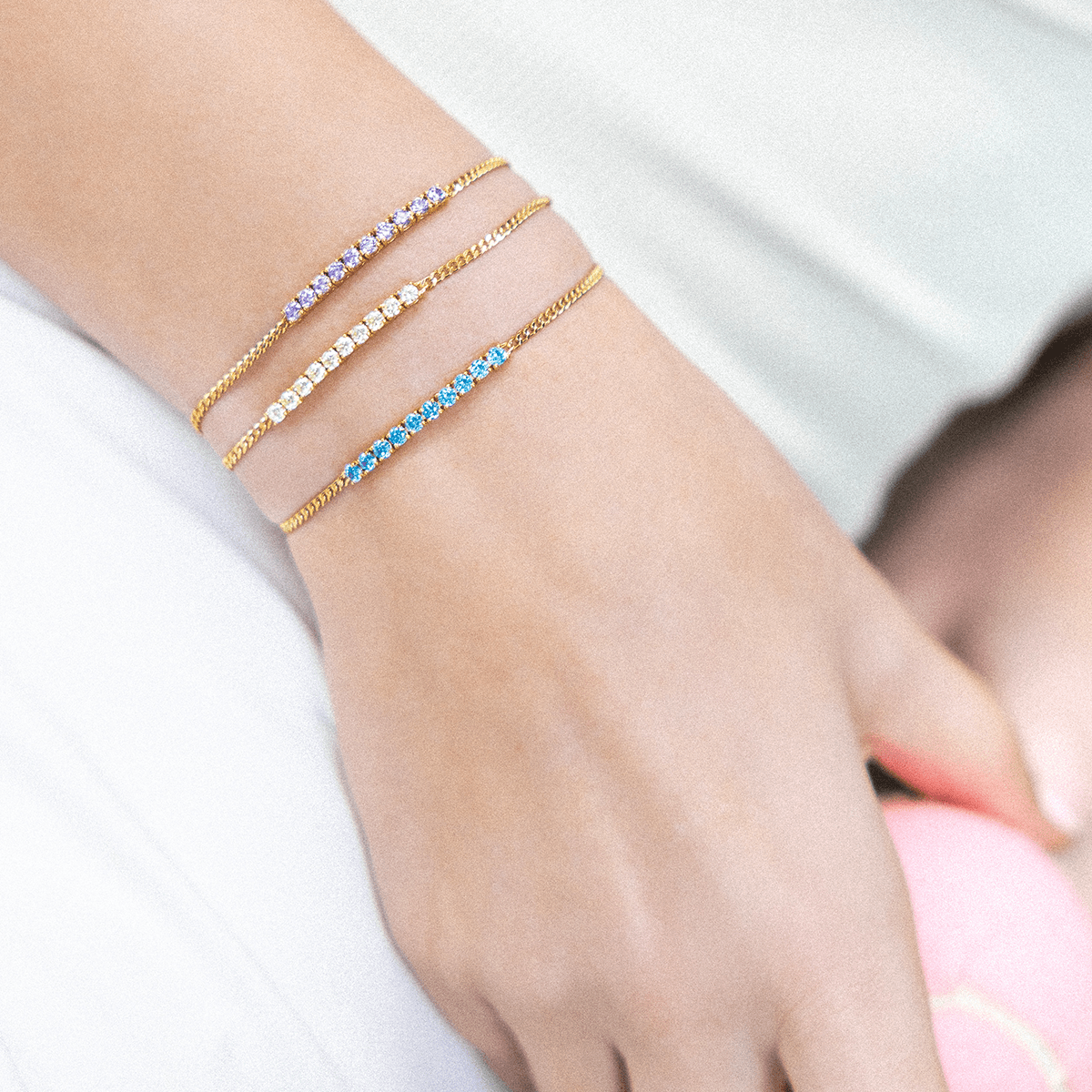 Tennis Birthstone Bracelet