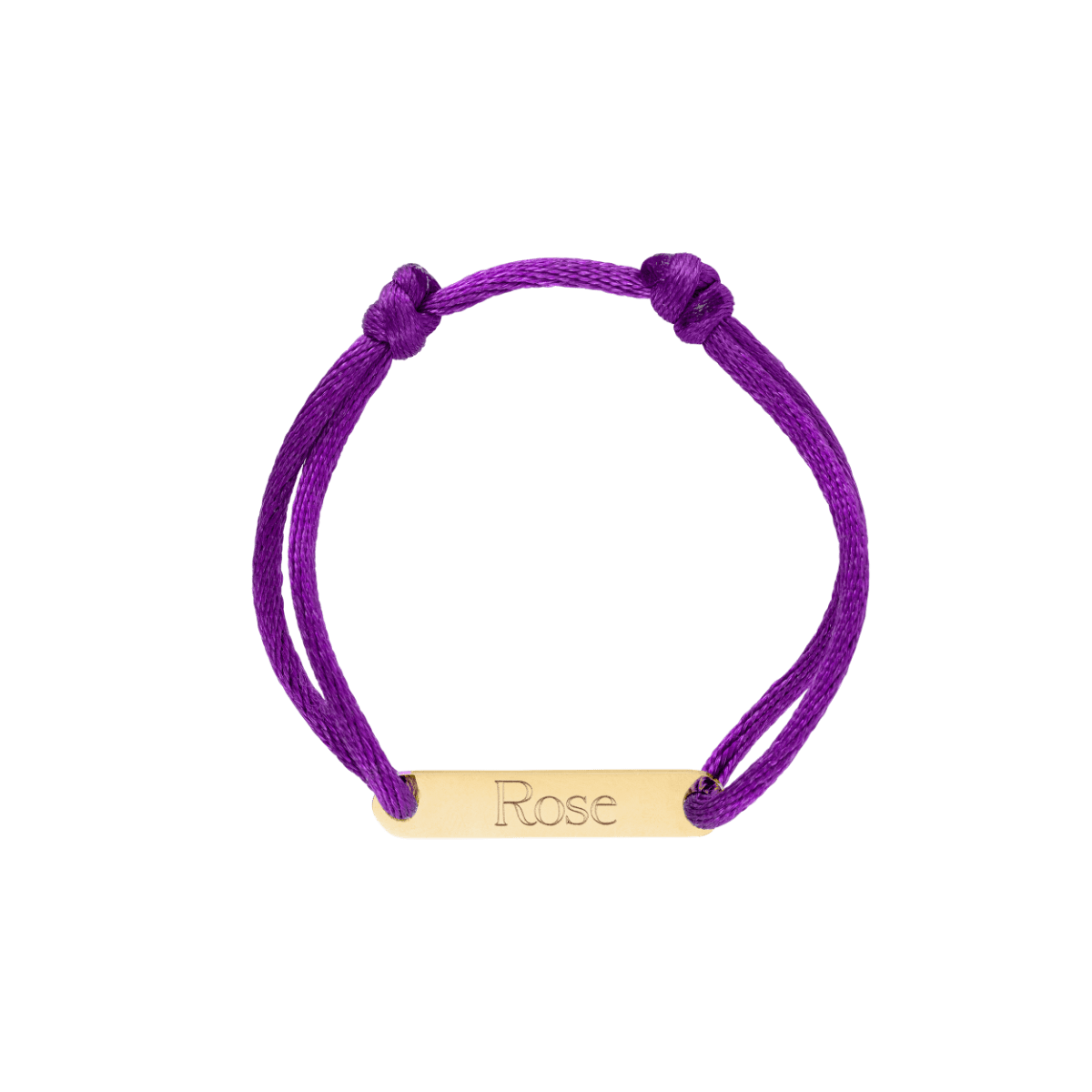 Kids Bobby Bar Text Bracelet