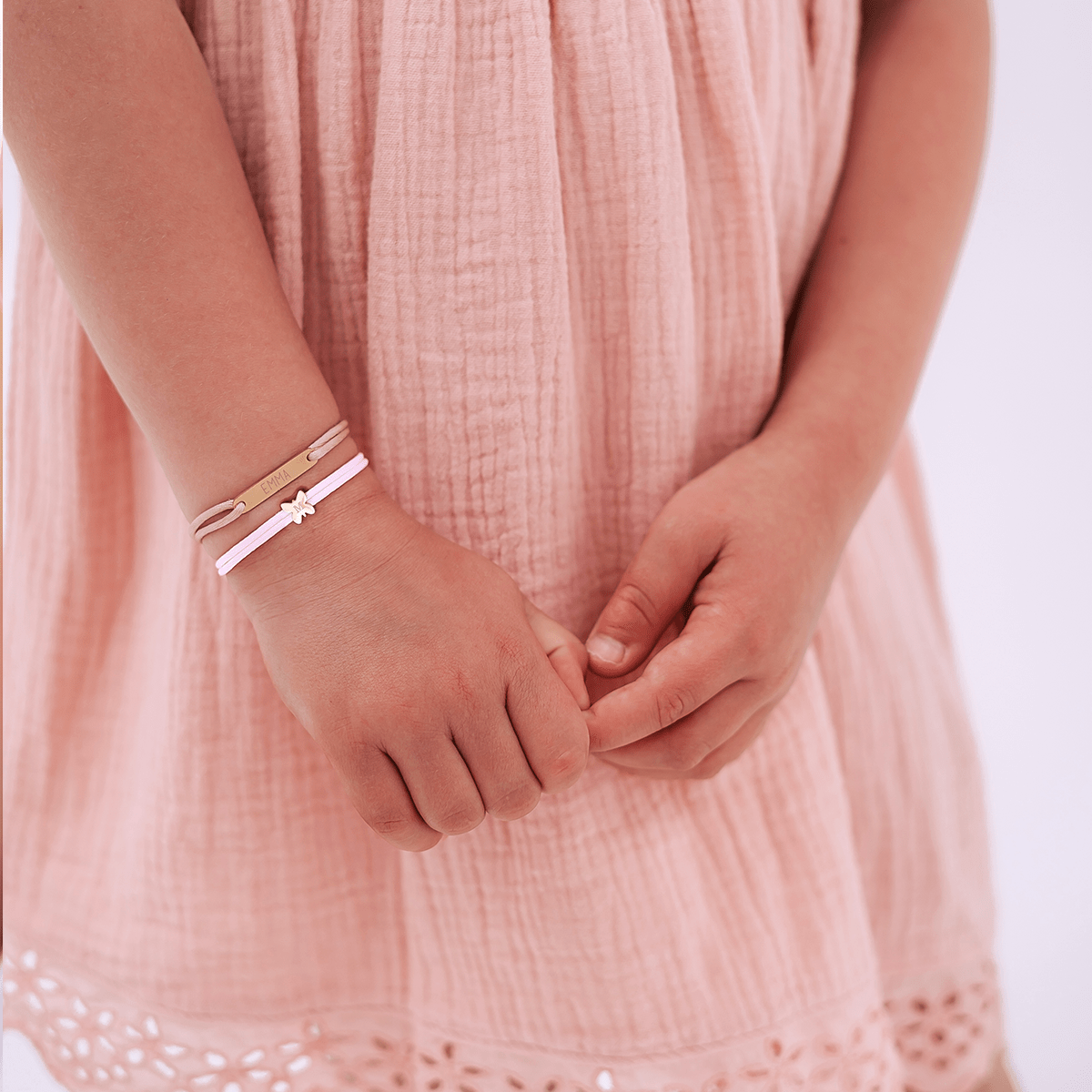 Kids Bobby Bar Text Armband