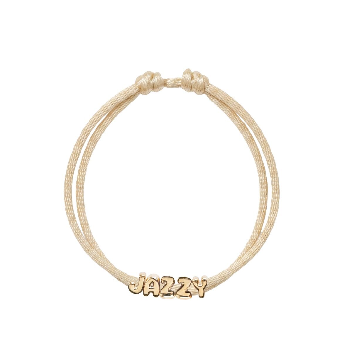Bold Letter Cord Armband