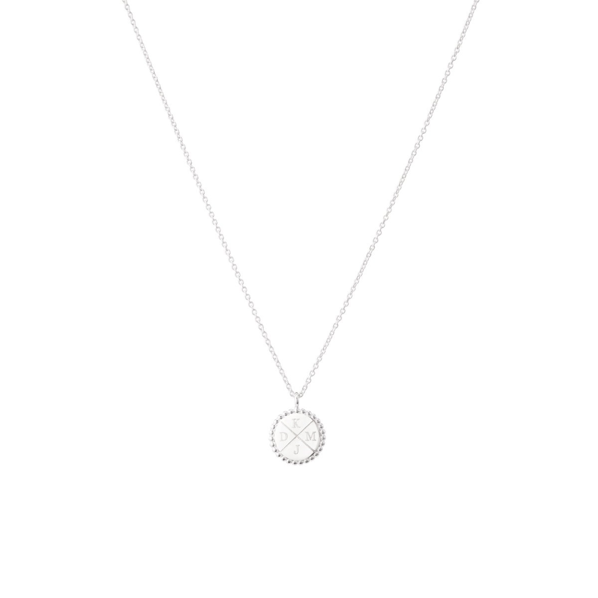 Tiny Bubble Coin Necklace