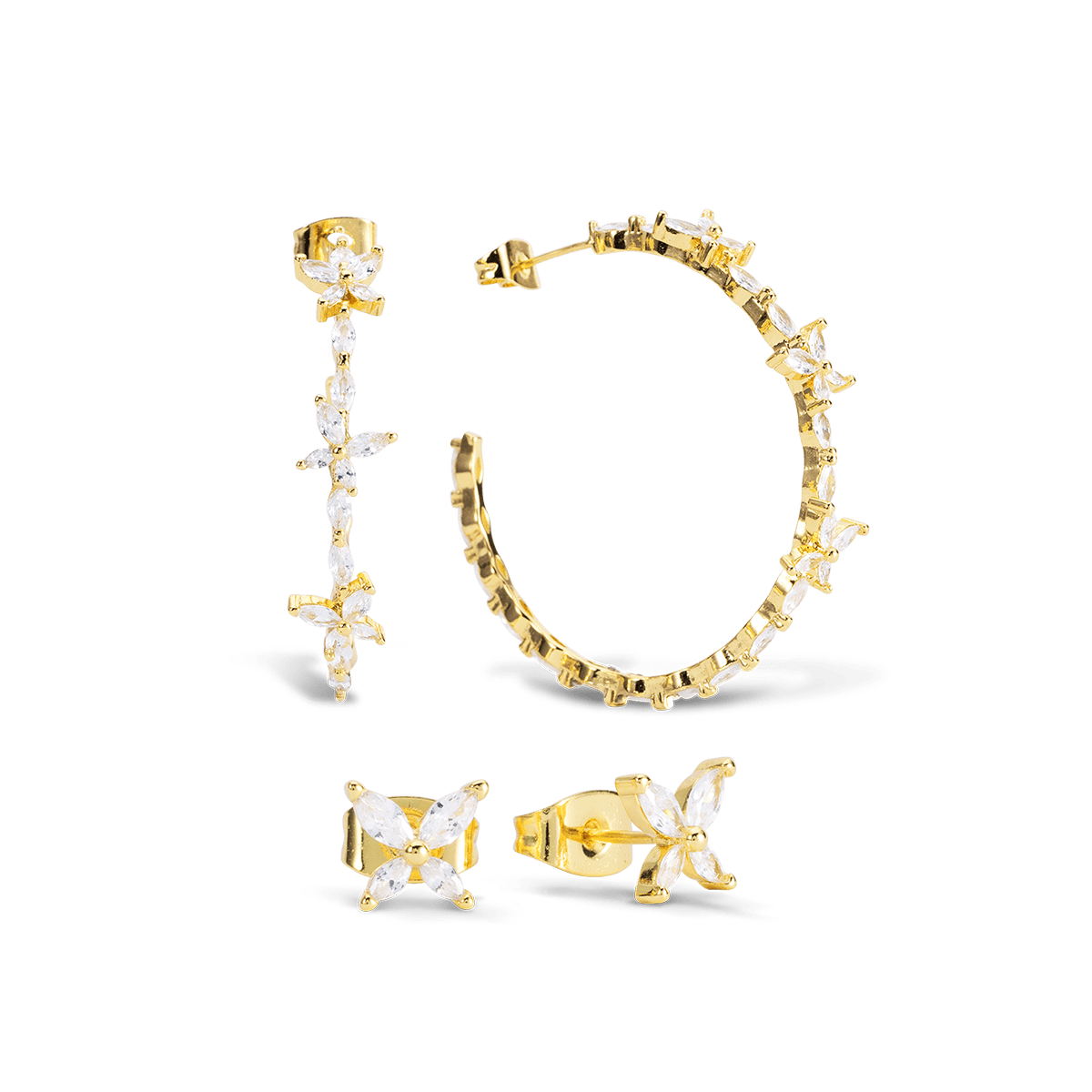 Butterfly Oorbellen Set