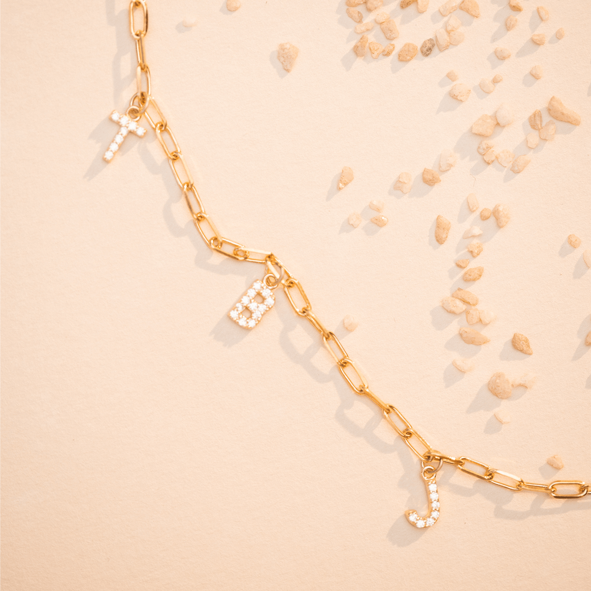 Charlotte Chain Letter Enkelband