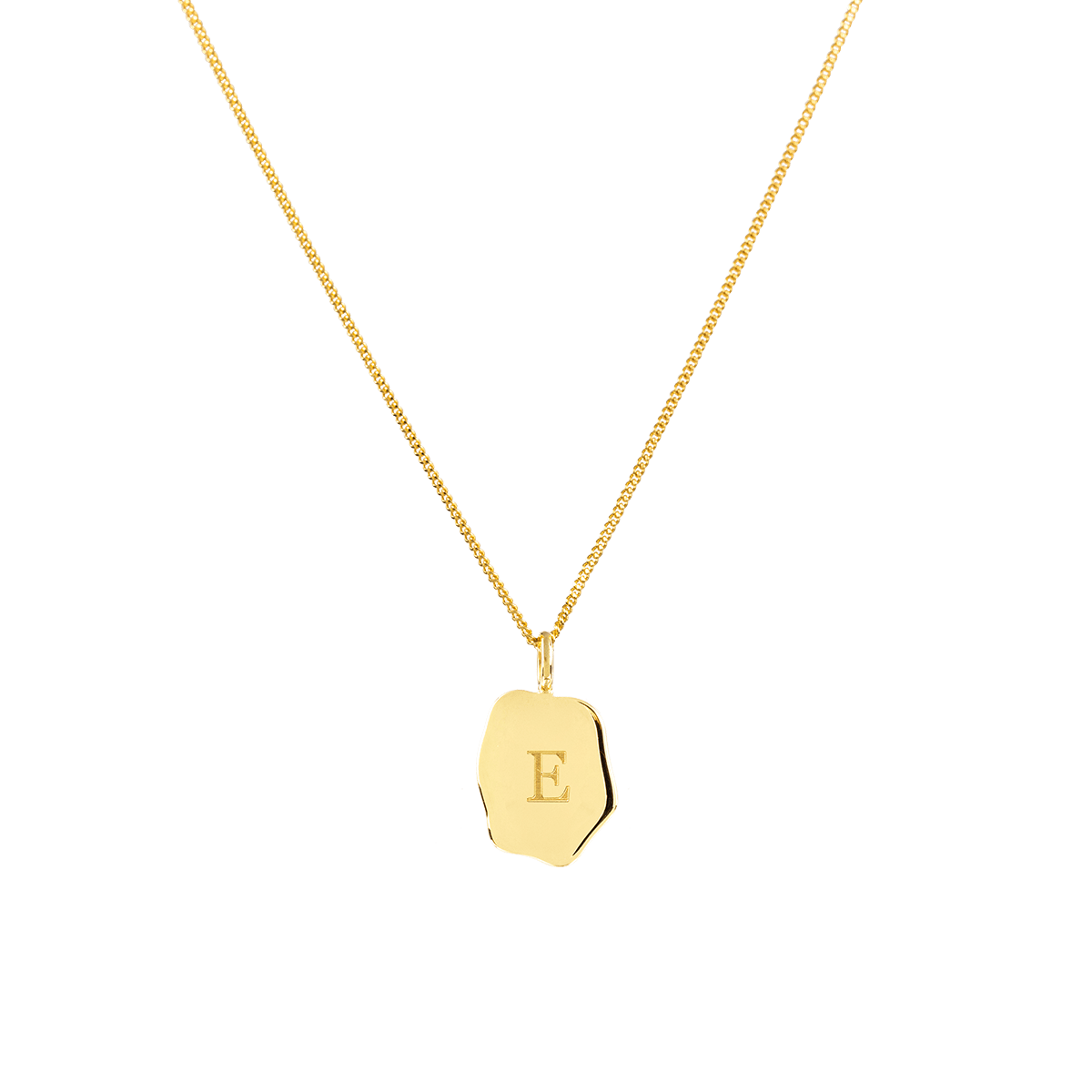 Chunky Curve Coin Ketting