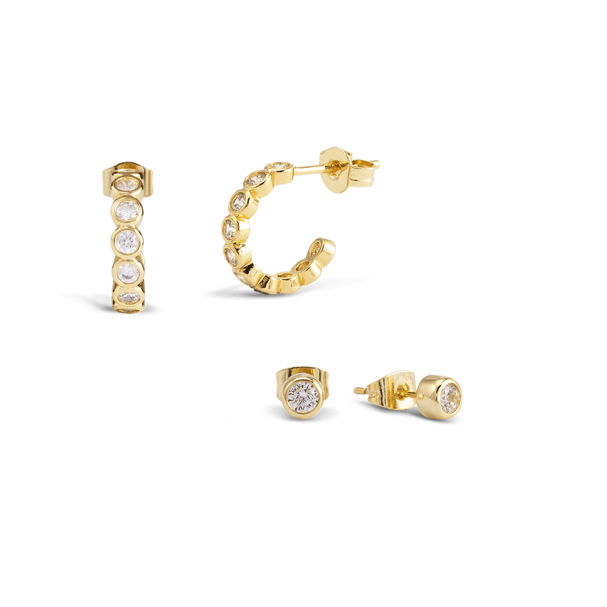 Classic Hoops & Studs Set