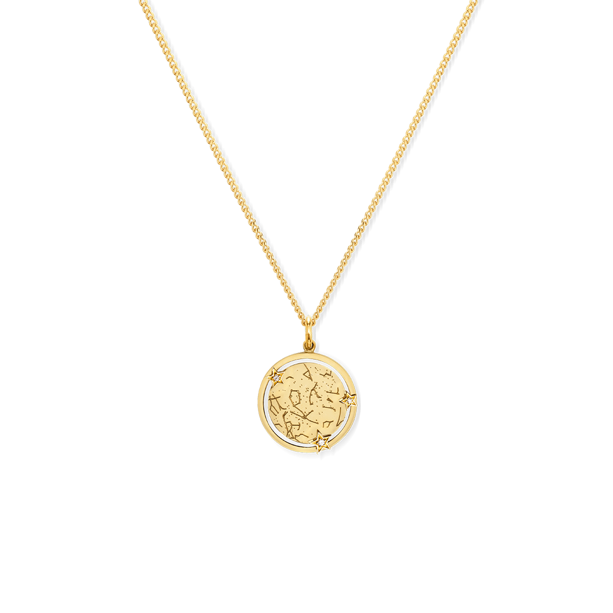 Steffy Stars Coin Necklace