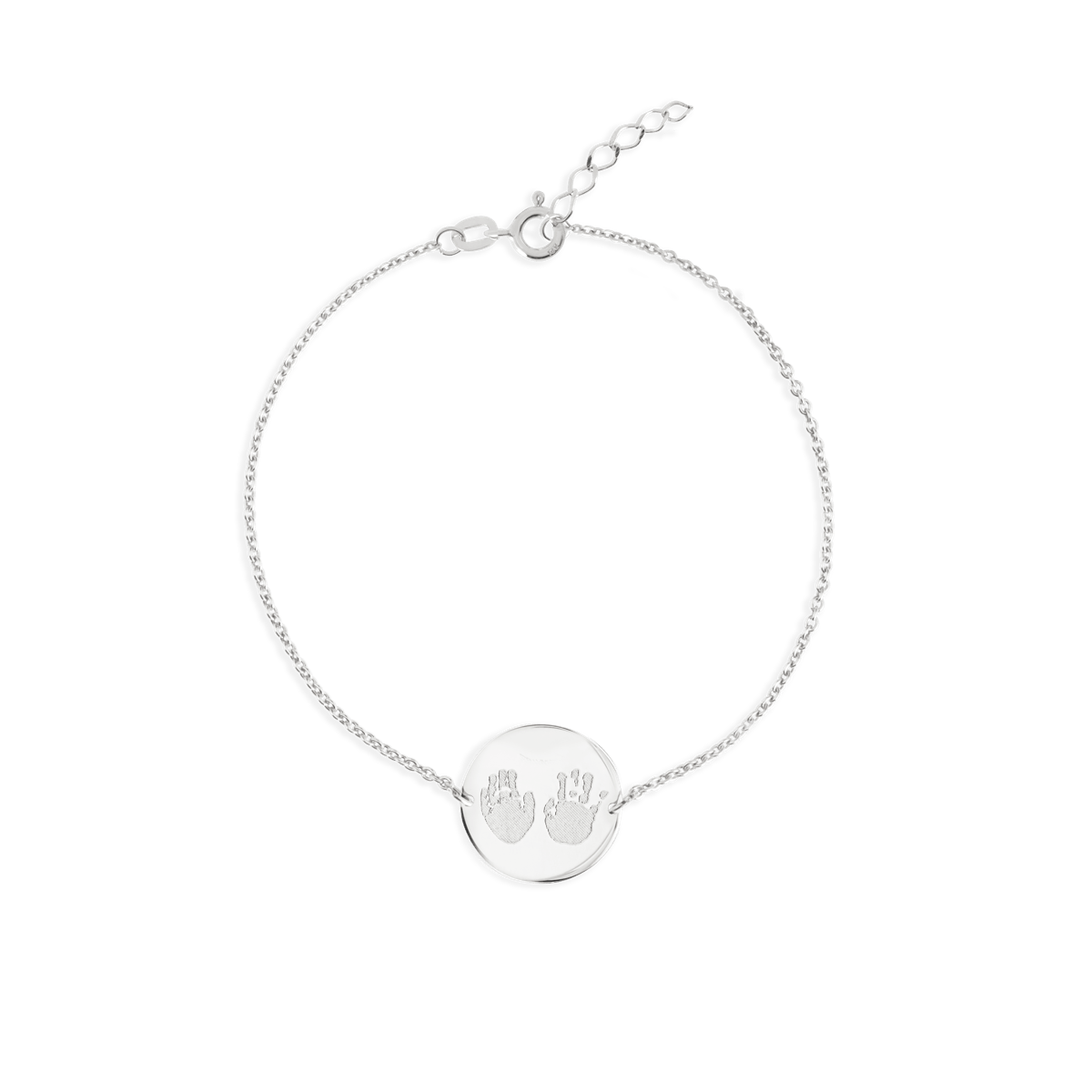 Fingerprint Coin Bracelet