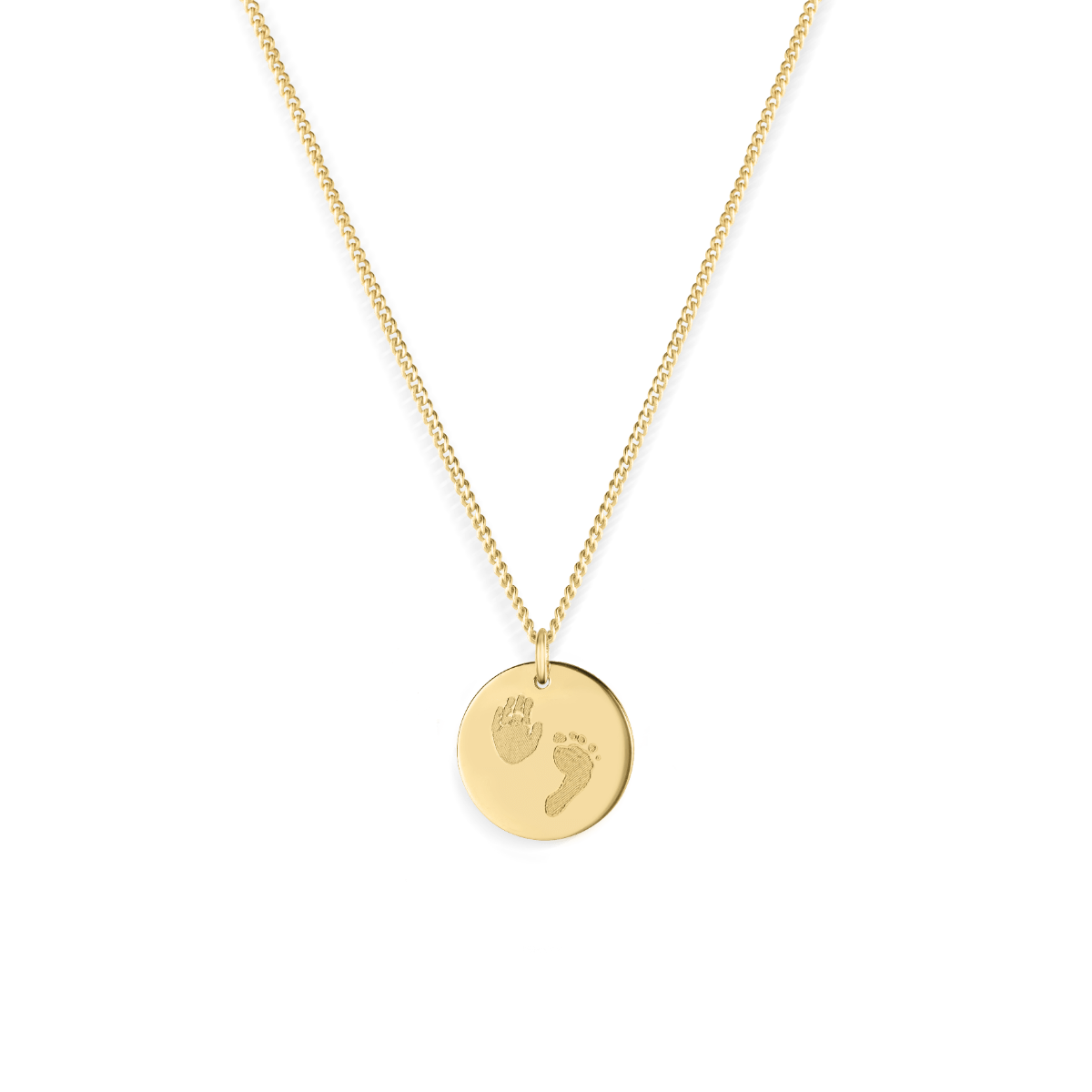 Hand- or Footprint Coin Kette