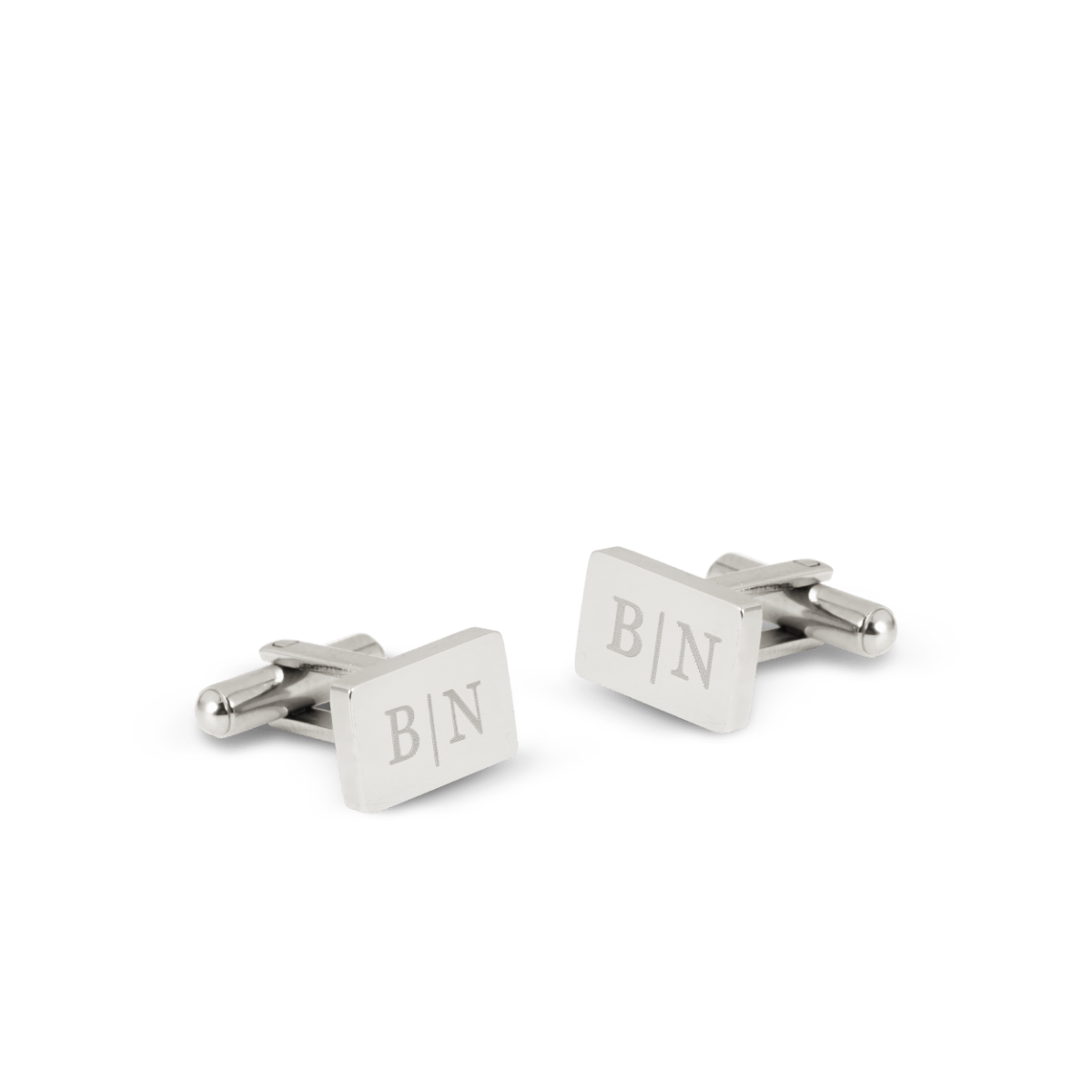 Men Initial Engraved Cufflinks