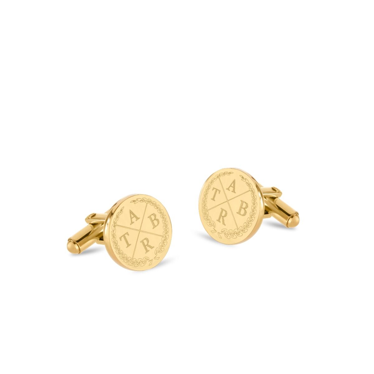 Men Initial Cufflinks