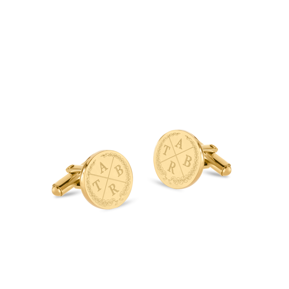 Men Initial Cufflinks