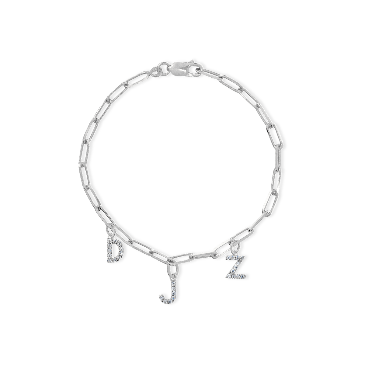 Charlotte Chain ﻿Letter Bracelet