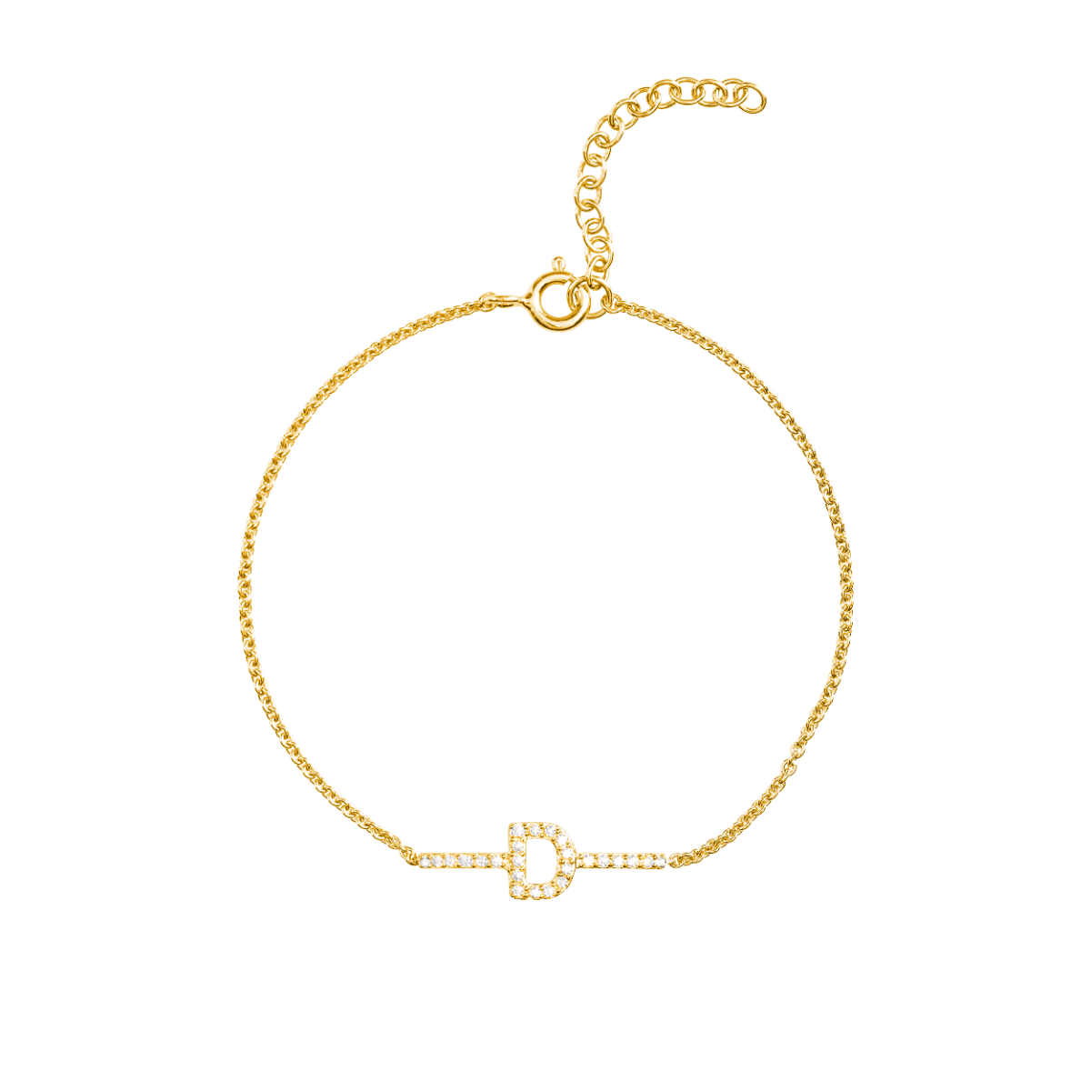 Tennis Letter Bracelet