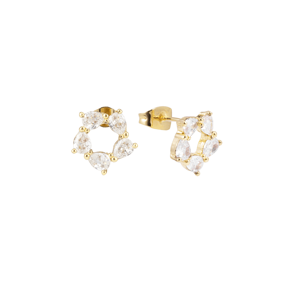 Dazzling Halo Studs