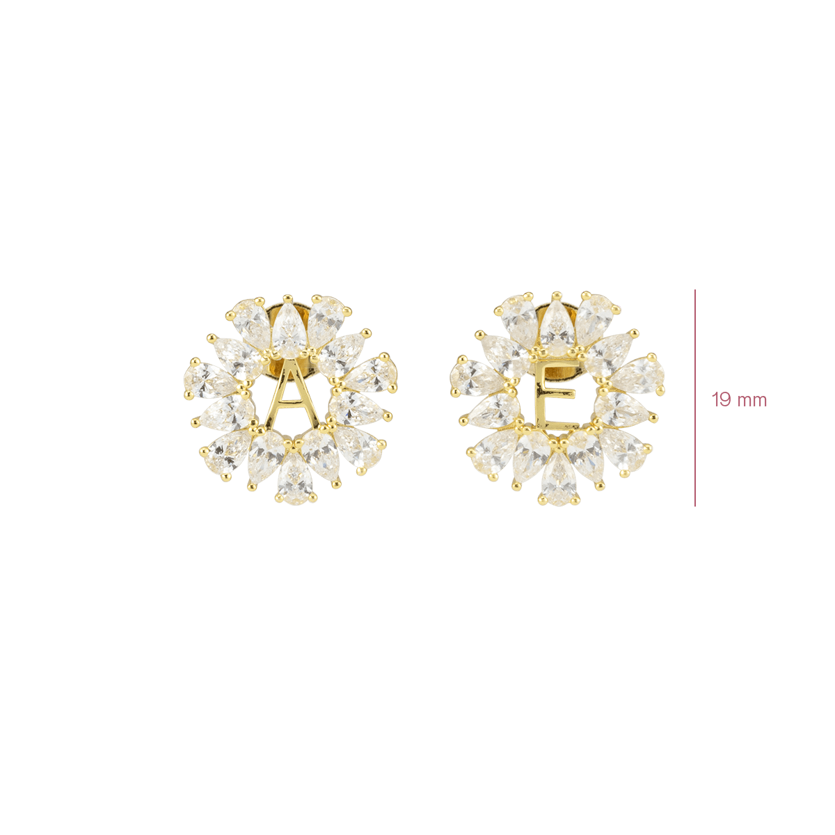 Dazzling Initial Ohrringe
