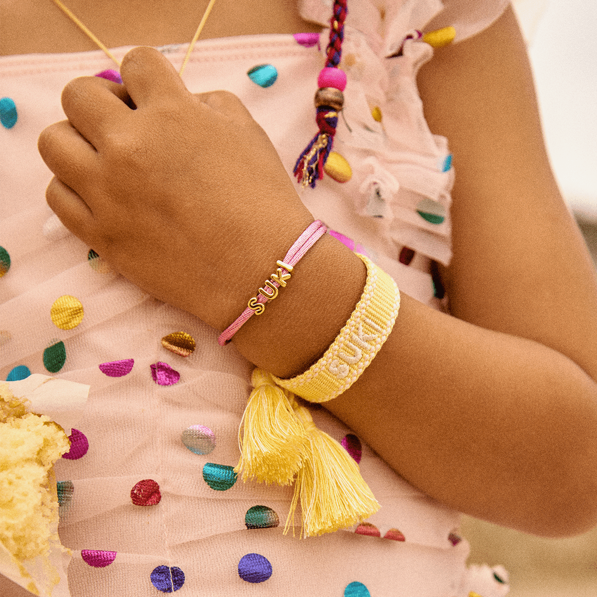 Kids Letter Cord Armband