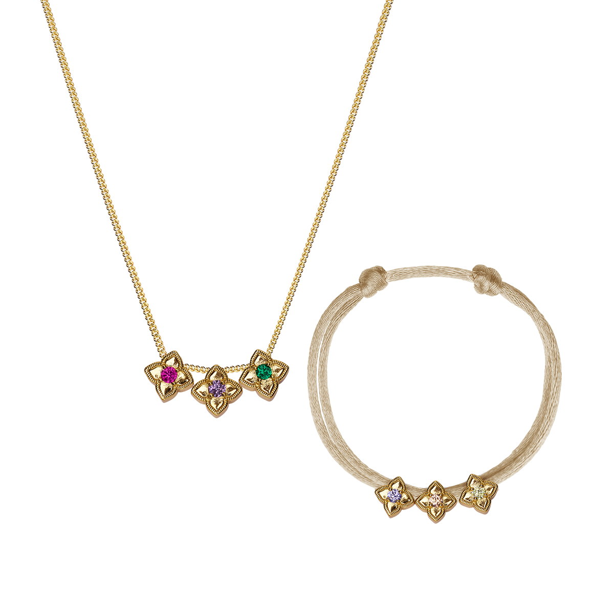 Blühendes Geburtsstein Set