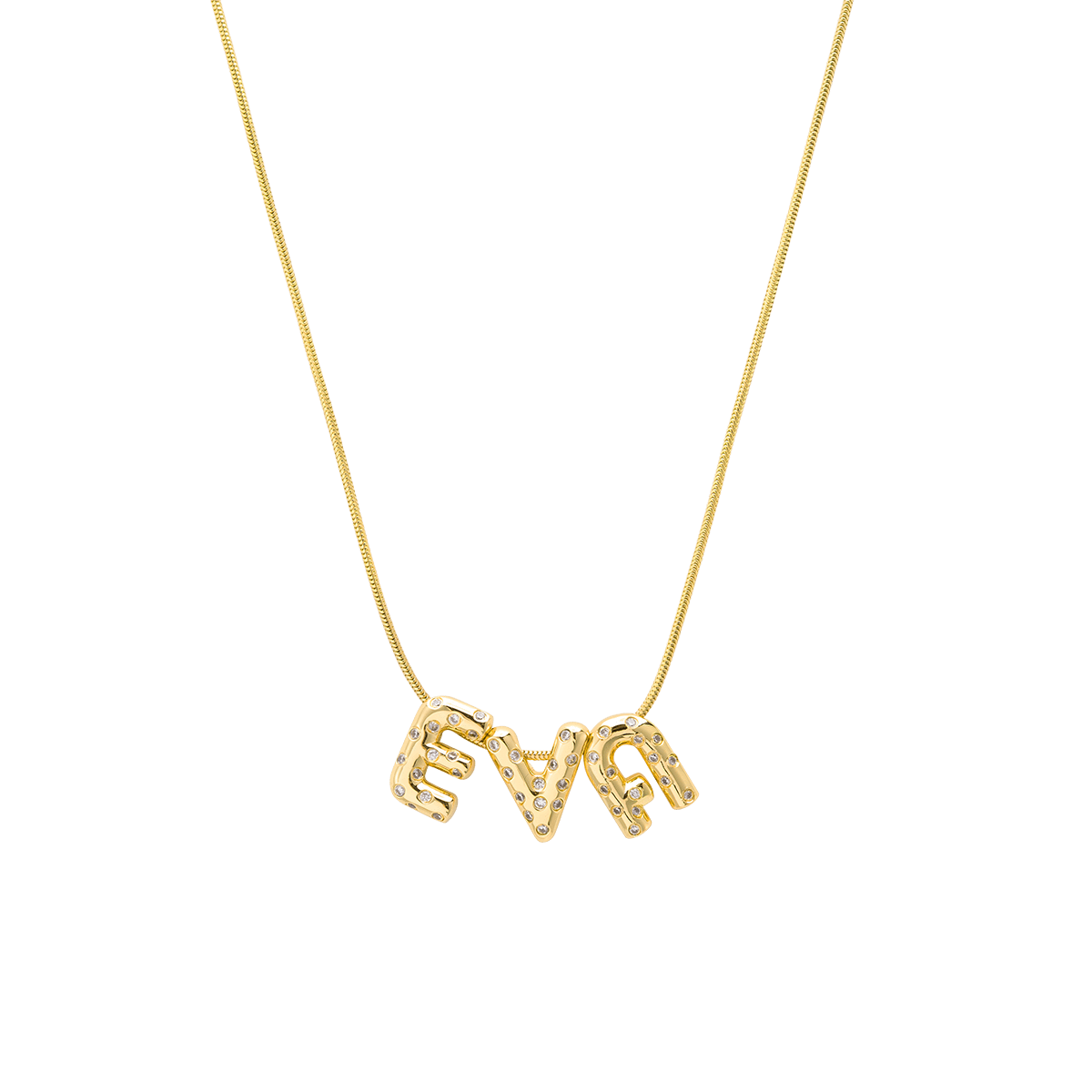 Fierce Sparkle Initial Ketting