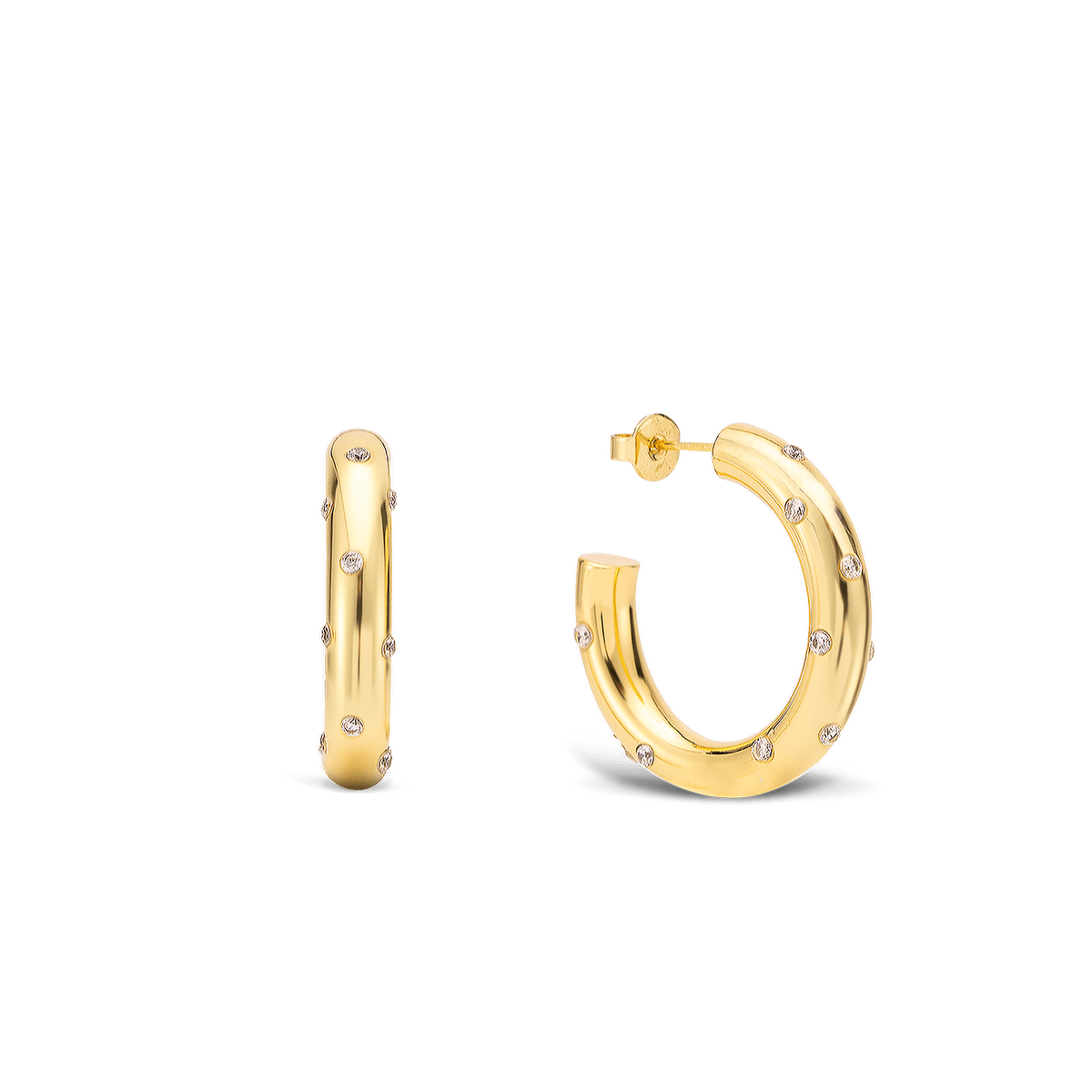 Fierce Sparkle Hoops