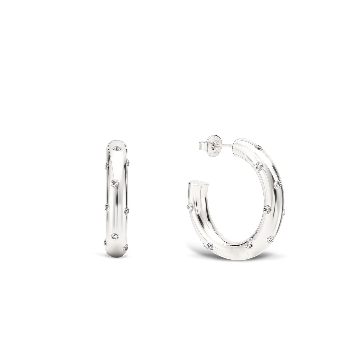 Fierce Sparkle Hoops
