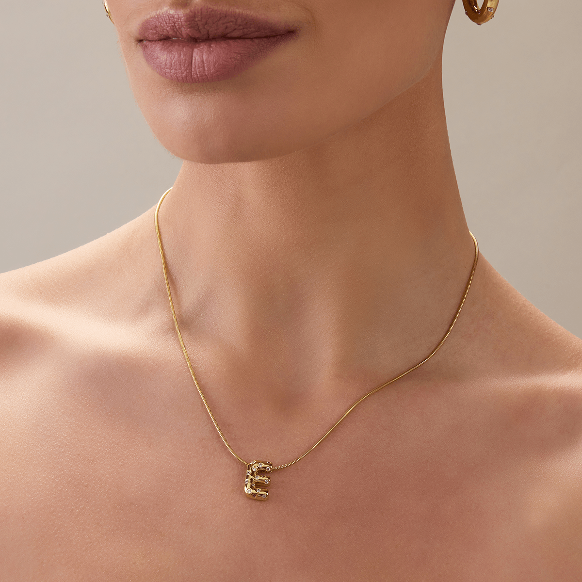 Fierce Sparkle Initial Ketting