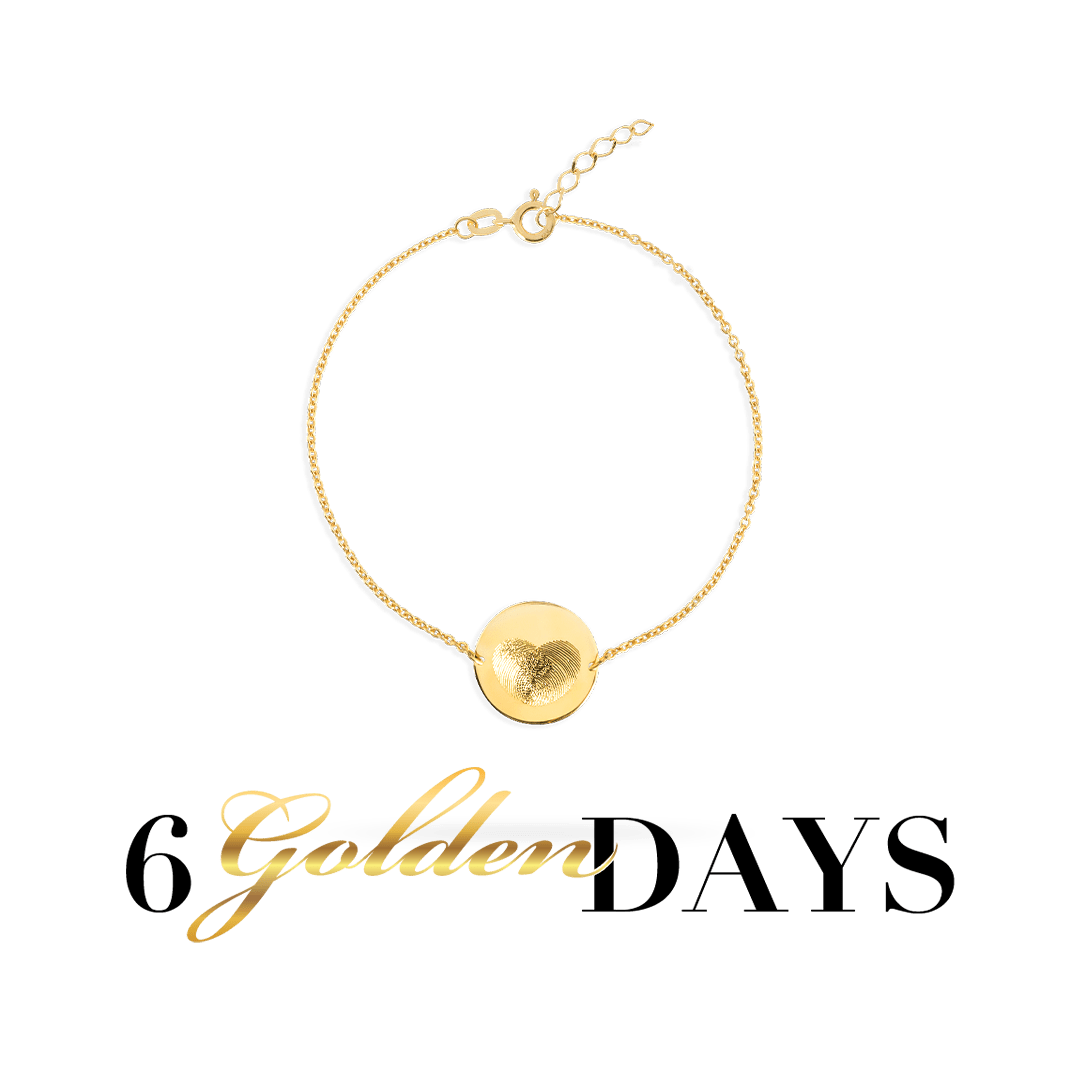 Fingerprint Coin Armband Deluxe