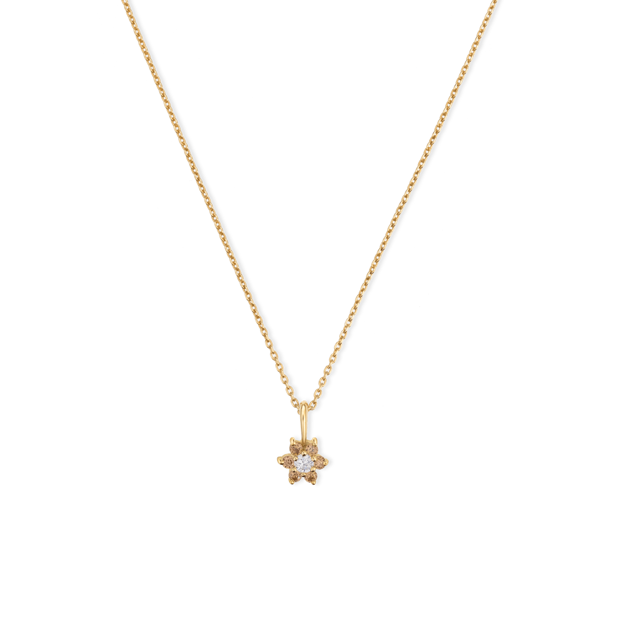 Flora Flower Birthstone Necklace