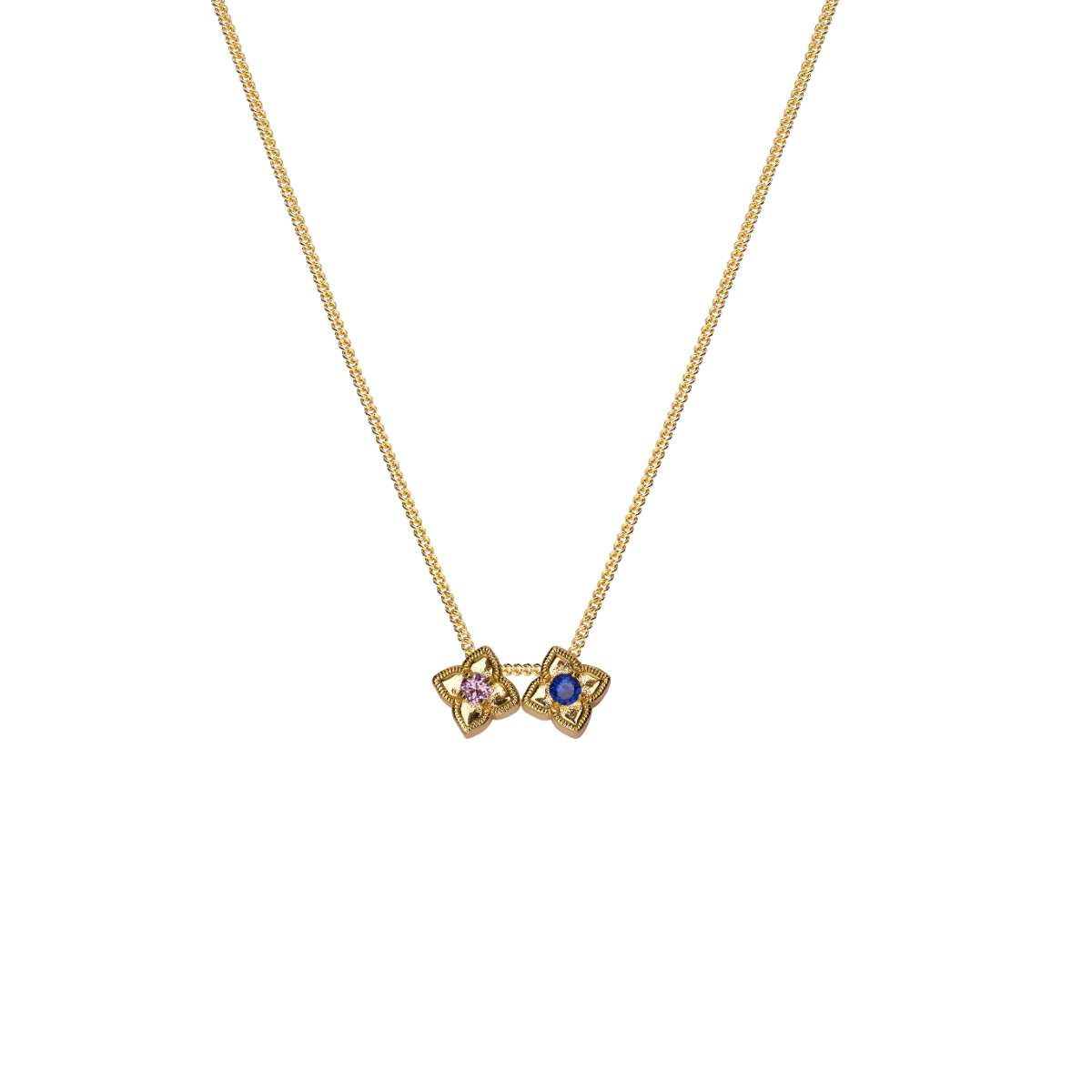 Blühendes Geburtsstein Kette