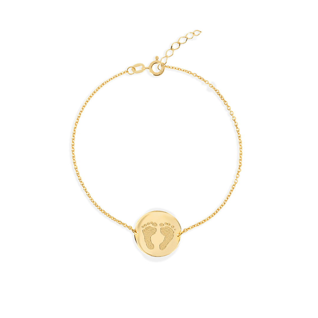 Hand- or Footprint Coin Armband
