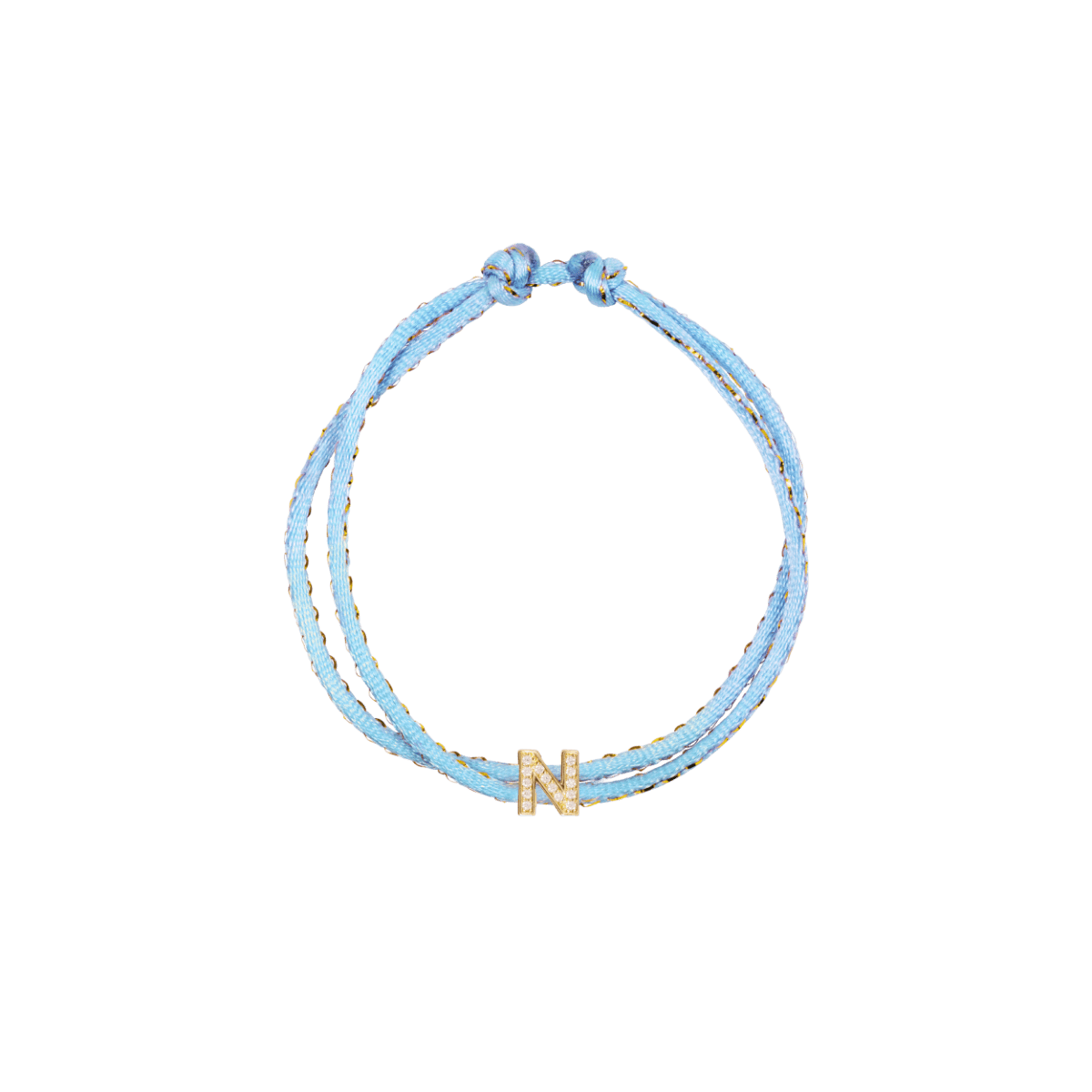 Lizzy Letter Sparkle Armband