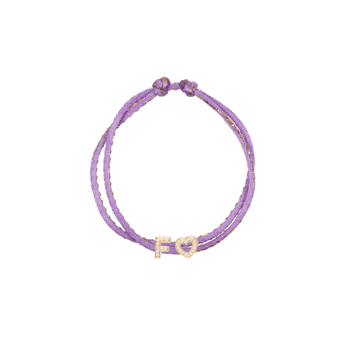 Lizzy Letter Sparkle Armband
