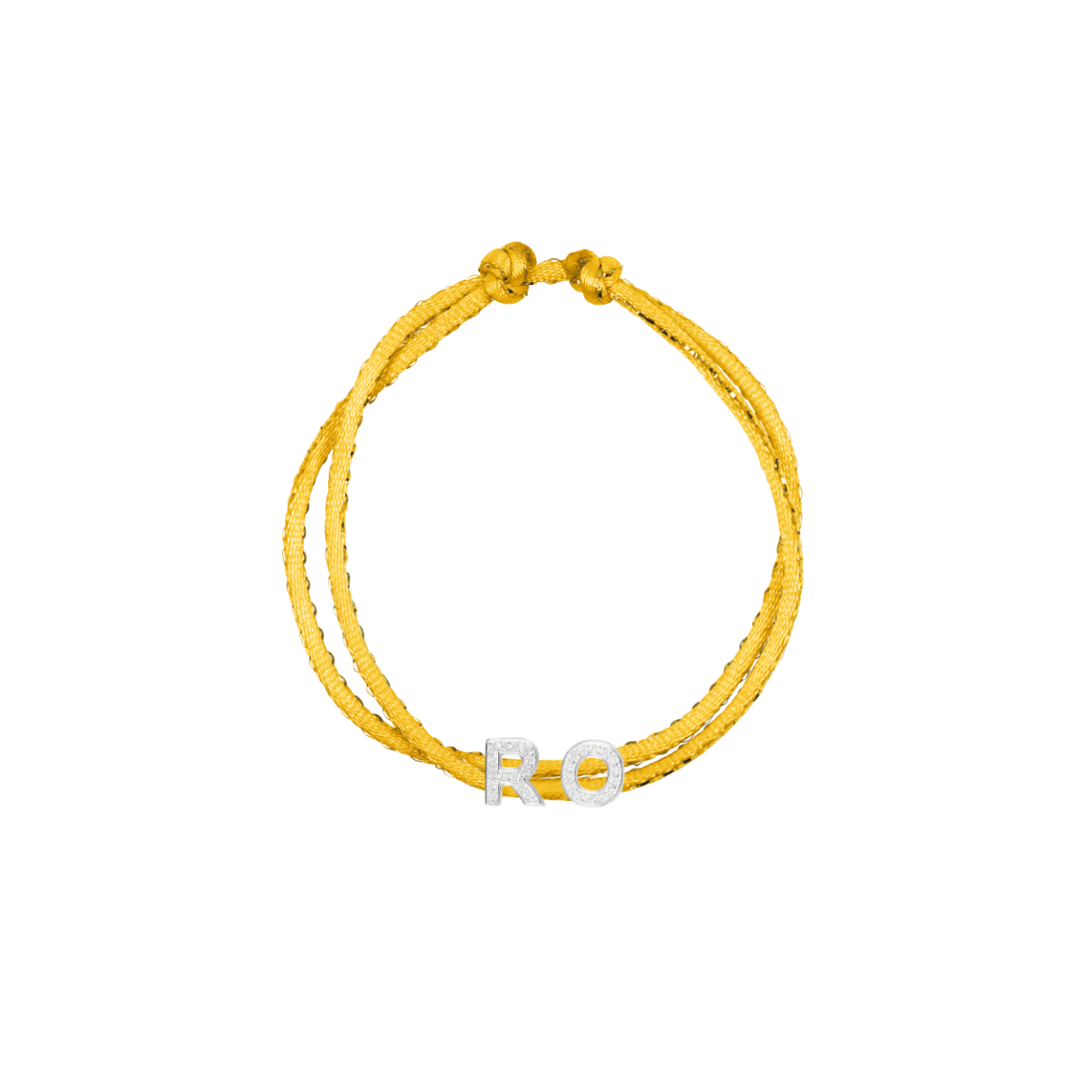 Lizzy Letter Sparkle Armband