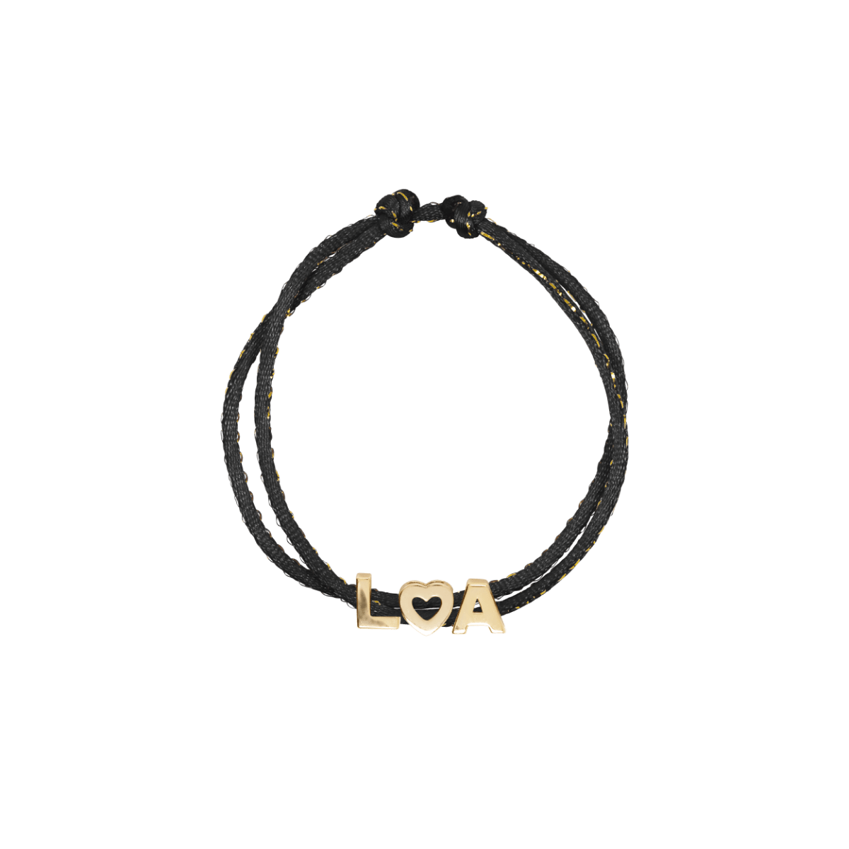 Lola Letter Sparkle Armband