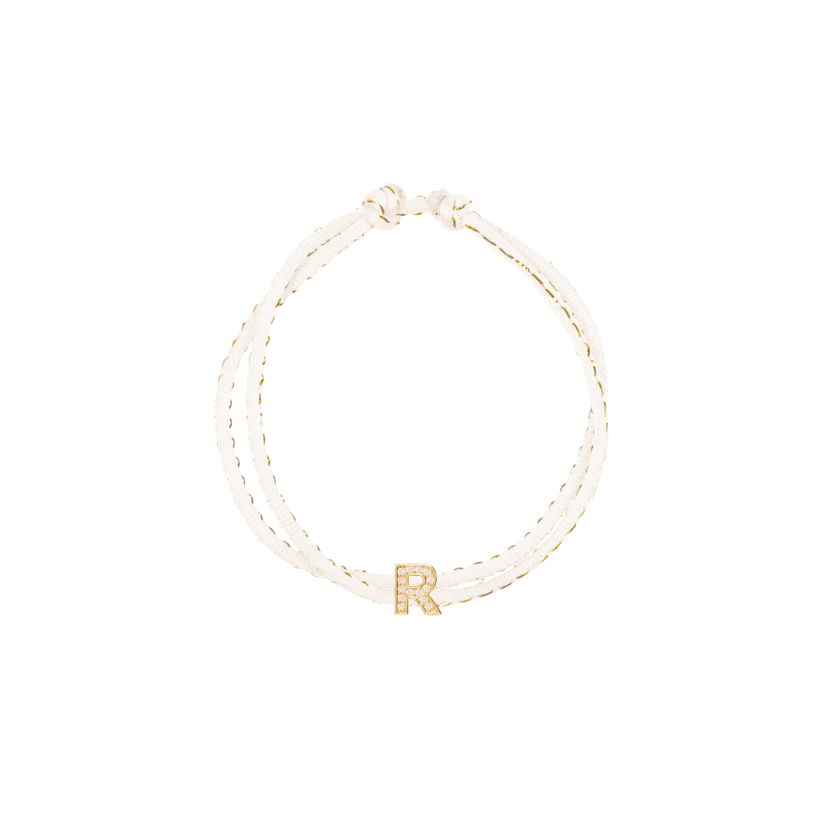 Lizzy Letter Sparkle Armband