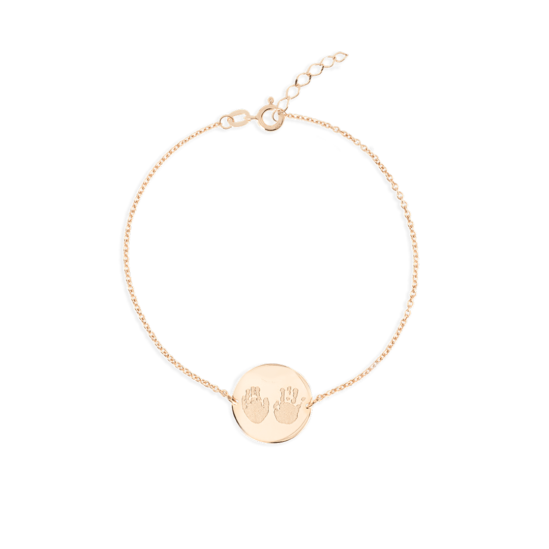 Hand- or Footprint Coin Armband
