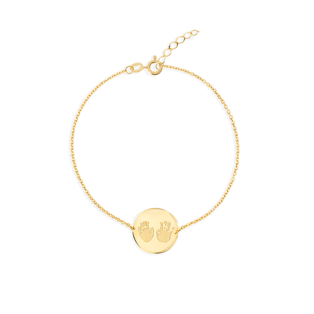 Hand- or Footprint Coin Armband