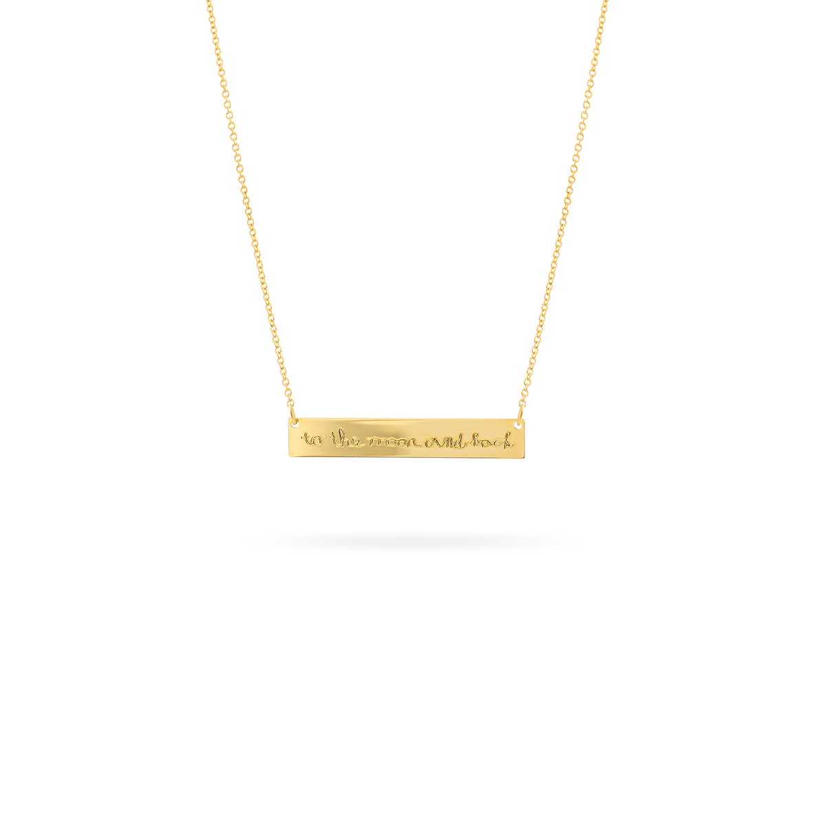 Handgeschriebene Bar Kette