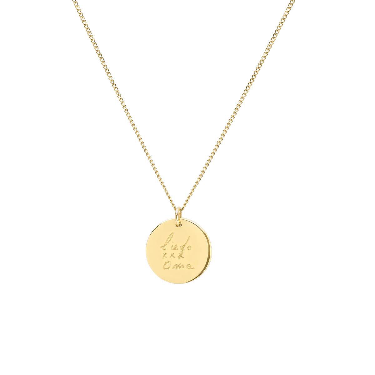 Handwritten Coin Ketting